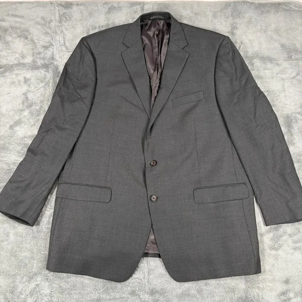 Lauren Ralph Lauren Gray Suit Mens 40W 32L Pants 48L Jacket Two Piece